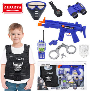 Zhorya Boy's Favorites Military Toys Play Role Play Game Police Gun Toy Set For Kids