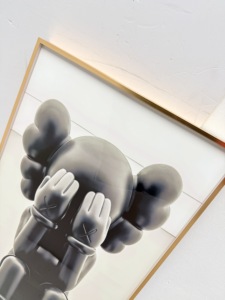 JZ arredamento moderno soggiorno luce a Led da parete Art stampa Uv orso opera d'arte porcellana di cristallo pittura decorativa animale - Product Image 4