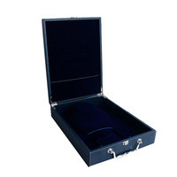 Scatole Regalo di Lusso in Legno e Pelle PU Personalizzate per Collane con Logo/Grafica Personalizzata