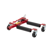 Ensemble de 4 chariots de déplacement de voiture manuels, cric de positionnement mécanique pour garage et parking, outil de déplacement de véhicule