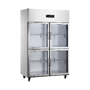 Équipement de réfrigération en acier inoxydable à température unique à refroidissement direct de 1000 L, congélateur et réfrigérateur à <span class=keywords><strong>porte</strong></span> vitrée 2 3 4 6 - Product Image 3