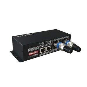 Contrôleur DMX512 8A 4 canaux de haute qualité Lampow, signal de contrôle PWM, affichage numérique, décodage de bande RGBW, garantie de 3 ans - Product Image 1