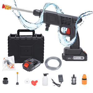 Bền Xây Dựng Máy Bay Phản Lực Nước Súng Rửa Xe Lâu Dài 12V Pin Áp Lực Cao Súng Nước Cho Rửa Xe - Product Image 3