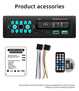1dinカーラジオオートラジオFM/USB/SD/AUX-カラフルライトインダッシュハンズフリーコールカーMP3DVDプレーヤー電源保護D3420 - Product Image 4