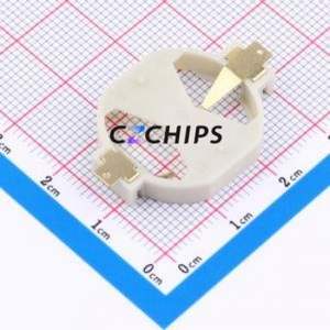 BS-11-B2CA001 Button & Strip Battery Connector SMD Connector Battery Holder CR2032 Phosphor Bronze - Product Image 2