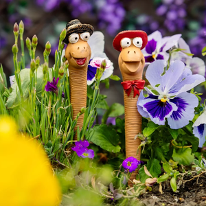 Conception unique vers de jardin ornements maison Miniature plante Pots de fleurs Patio extérieur Mini résine vers Statue amusant jardin décor - Product Image 2