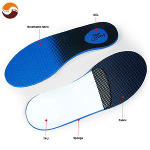Semelles de chaussures de sport unisexes pour soulager la fasciite plantaire - Soutien de la voûte plantaire, absorption des chocs, design orthopédique, semelles en éponge - Product Image 2