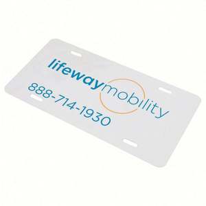 Cornice per Targa Auto in Metallo Goffrato di Alta Qualità, Decorativa in Latta - Product Image 4