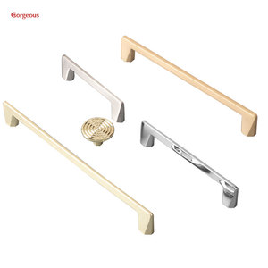 Fabricant d'assemblage de meubles Quincaillerie de meuble Tiroir Boutons d'armoires de cuisine Poignée de porte en alliage de zinc - Product Image 1