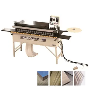 190Z Curved straight Automatic kdt PVC Wood working portable edging machine Edge bander edge banding machine