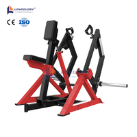 Appareil de musculation professionnel de haute qualité : Machine à rames verticale en acier épais pour l'entraînement des bras et des pectoraux en position assise, idéale pour la salle de sport