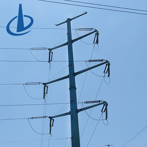Poteau électrique en acier Q355B galvanisé à chaud de marque Xinyuan certifié ISO, 110 kV 33 kV, 9 m 10 m, poteau tubulaire de transmission d'énergie - Product Image 6