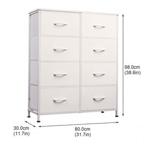Stainless Steel Bedliving Room <b>Cabinet</b> Fabric Dresser Modern High Quality Bedroom Furniture - Product Image 3