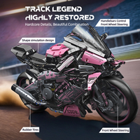 Precio de Fábrica, Edición Rosa 88819, Modelo de Motocicleta para Armar a Escala 1:5, Juego de Bloques de Construcción con 2066 Piezas, Regalo para Niños