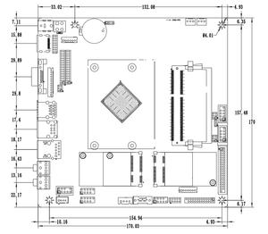 Elsky เมนบอร์ด BGA1170 <span class=keywords><strong>Mini</strong></span> ITX X86ผลิต DDR3L 6COM QM1900L ชุด <span class=keywords><strong>Windows</strong></span> 7/8/<span class=keywords><strong>10</strong></span>ระบบ Linux สำหรับเครื่องหยอดเหรียญ - Product Image 3