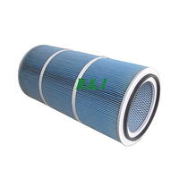 Kartrid Filter Udara Pengganti Kelas Industri Membran Nano-web/PTFE untuk Filter Debu Turbin Gas & Pelapisan Bubuk