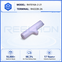 Boîtier de connecteur automatique en T à 1 broche avec borne pour faisceau de capteur d'éclairage Toyota Honda, référence 7016A-2-21