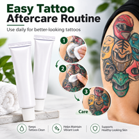 Crème de soin rapide pour tatouages, marque privée, ingrédients végétaux biologiques, pour microblading, crème réparatrice pour tatouages, pommade