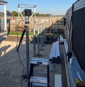 Khái niệm mới xoắn ốc hệ thống cọc cho xây dựng nền tảng thép mặt đất vít cọc cài đặt máy cho nông nghiệp và sinh hoạt - Product Image 4