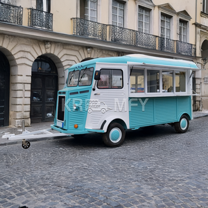 Chine Chine remorque de vente de café Van de vente de café Camion de nourriture vintage électrique avec équipement de cuisine complet - Product Image 4