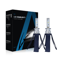 Ampoules de phare LED pour voiture Aurora G10J H15 9005 9006 H8 H9 H11 H7 5200K-5700K 12000Lm 48W avec tresse de cuivre