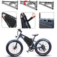 Batterie lithium triangulaire suspendue pour vélo électrique, 48V 52V 72V 20Ah 28Ah 30Ah, avec BMS 50A intégré, compatible vélo électrique 2000W, avec chargeur complet