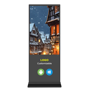 Écran tactile Android IR Windows Kiosque Totem Affichage publicitaire Lecteur Ultra fin Lcd Affichage numérique sur pied intérieur - Product Image 4