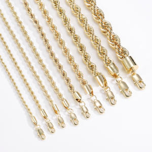 Vòng cổ dây chuyền CM bán buôn, dây chuyền vàng <span class=keywords><strong>14K</strong></span>, unisex, kiểu dáng cổ điển, hiphop, dây to bản, nhiều kích cỡ - Product Image 2