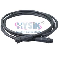 Cable de Red Estándar NMEA2000 para Uso Marino, 4 Núcleos, 22/24 AWG, 60V, 4A, Blindado, PVC, Negro, Conjunto de Cable para Barco