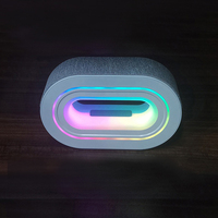 Brevet RVB 10 Leds 16W Racetrack Nndoor/Haut-parleur sans fil portable extérieur Haut-parleurs portables Haut-parleur sans fil portable avec led