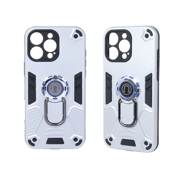 Somostel TPU + PC mechanical shape phone case for mobile phone with 360 rotatable holder