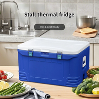 Boîte isotherme commerciale de gros pour livraison de repas, grande capacité, options EPS/PU, pour cantine scolaire et livraison nocturne
