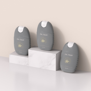 Emballage de bouteille de protection solaire en plastique <span class=keywords><strong>fluide</strong></span> personnalisé écologique avec bouchon à rabat - Product Image 2