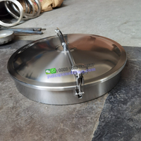 Manhole rond à pression normale en acier inoxydable sanitaire SS304 de haute qualité pour cuve de fermentation