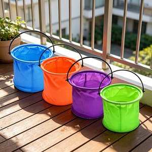 Mini seau pliable pour l'art, le lavage des pinceaux, la peinture, les pinceaux à aquarelle, la pêche des enfants, la recherche de coquillages sur la plage, portable - Product Image 1