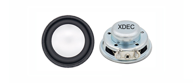 XDEC 32mm 8Ohm 1W Neodymium Speaker Driver with 2W Max Power and 480Hz-20kHz Frequency Range for AI Toys