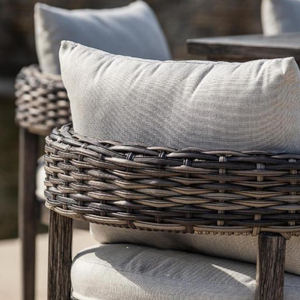 ชุดโต๊ะรับประทานอาหารกลางแจ้ง <span class=keywords><strong>7</strong></span> ชิ้น ดีไซน์ใหม่ทันสมัย โครงอะลูมิเนียม หวายเทียม PE สำหรับลานบ้าน - Product Image 4