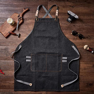 Tabliers de cuisine en toile 100% coton imperméables et résistants à l'huile pour hommes - Product Image 5