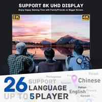 Consola de Videojuegos Retro Super CUBE X3 EmuElec 4.5/Android 9/CoreE 8K con Más de 100000 Juegos Usados, Compatible con Formato FC, Memoria de 128GB/256GB