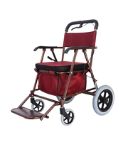 Vente en gros de caddie pliable de haute qualité pour senior avec marchette et dispositif de roulement avec des sièges confortables et un panier