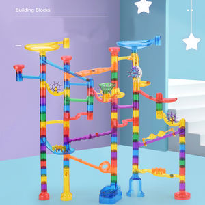 Offerta Speciale: 118 Pezzi Giocattoli Educativi per Bambini, Blocchi da Costruzione Trasparenti Luminosi al Buio per Corsa delle Biglie - Product Image 4