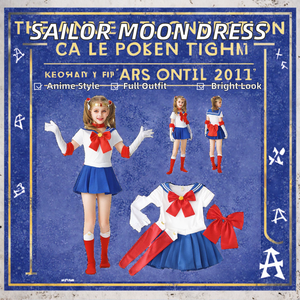 Costume Cosplay Anime Echo, Abito Vestito per Halloween, Completo <span class=keywords><strong>Donna</strong></span> con Parrucca, Abbigliamento Loli per Feste in Poliestere - Product Image 2