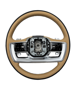 Volant personnalisé de haute qualité <span class=keywords><strong>marron</strong></span> + noir pour <span class=keywords><strong>Range</strong></span> <span class=keywords><strong>Rover</strong></span> Vogue 2023+ VOLANT Accessoires intérieurs - Product Image 6