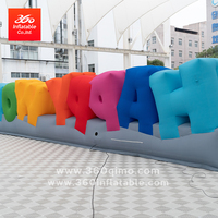 Vente flash : Lettres gonflables 360° avec souffleur, options de publicité gonflable