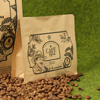 Sacs d'emballage pour café compostables et biodégradables avec fermeture éclair pour l'alimentation et les courses