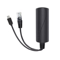 Adaptateur d'alimentation Micro USB IEEE802.3af 10/100 Mbps 5V 2.4A 12W 48V-57V, séparateur POE standard, accessoires pour caméra IP Raspberry