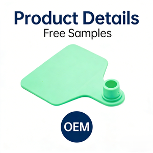 Etichette auricolari di sicurezza elevata HS-ET0001 per ovini e bovini con logo personalizzato e materiale TPU - Product Image 5