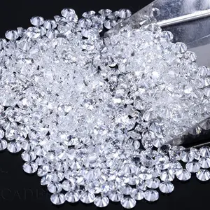 Melee Lab Grown Diamond 0.8-3.3mm Wholesale Price HPHT CVD D VS1 FG VS SI Gemstones For Jewelry Making