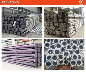 SLOERカスタム亜铅メッキダブルアーム4m 5m 6m 7m 8m 9m 10m 11m 12mランプポスト街灯ポール - Product Image 3