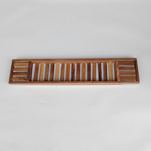 Estante para bañera de madera de acacia, bandeja de almacenamiento multifuncional para spa, 70x14,5x4cm, para baño - Product Image 4
